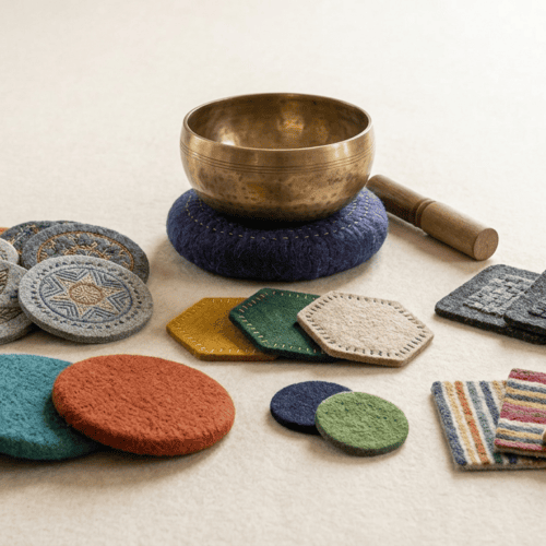 Felt pads and coasters