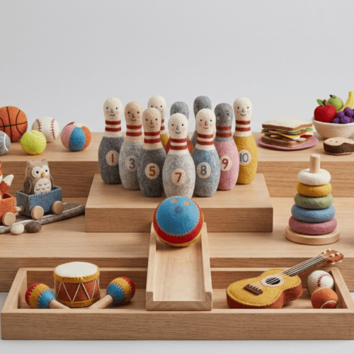 Felt sensory toys