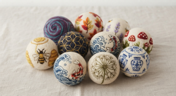 Needle Felted Dryer Balls