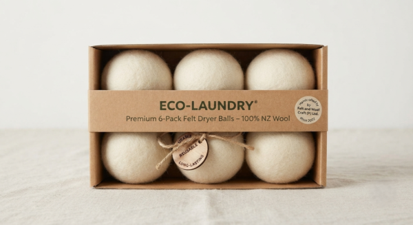 Felt Dryer Ball Set of 6