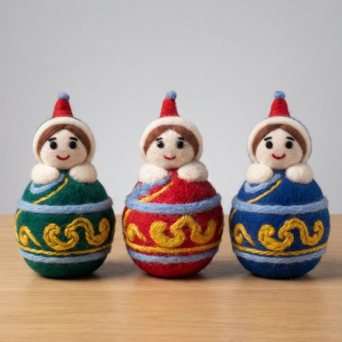 Handmade Felt Show Piece Doll Collection