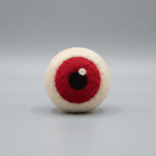 handmade-needle-felted-eyeball-pet-toy