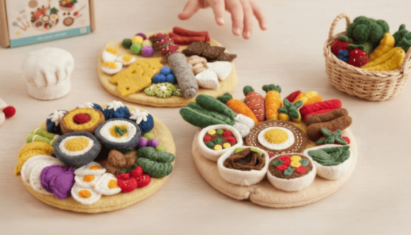 felt children play set