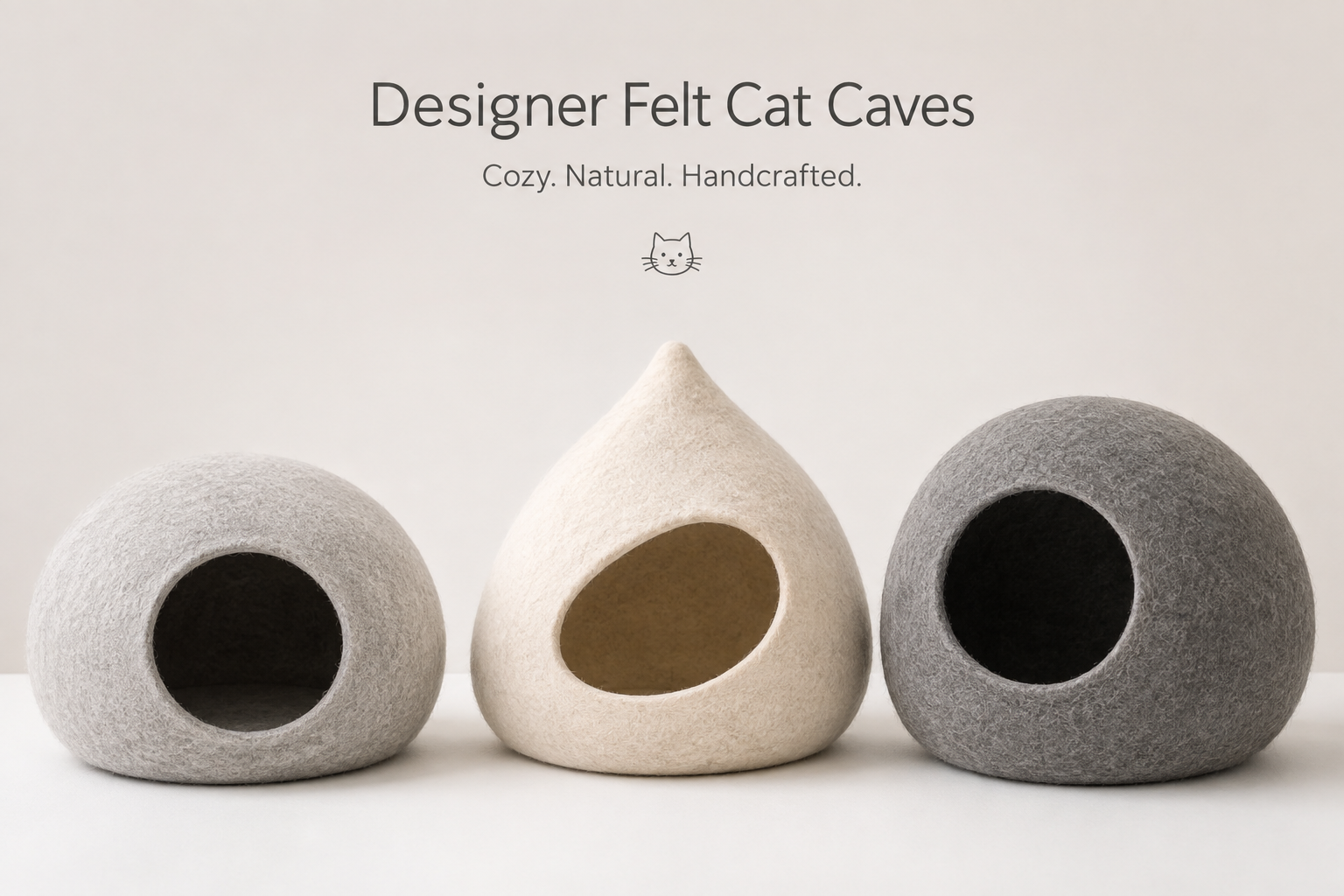 Handmade wool felt cat cave manufacturer in Nepal