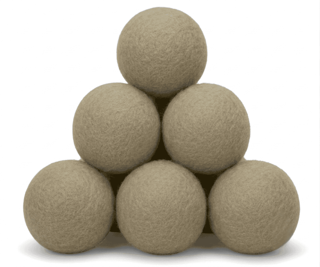 Natural Grey Wool Dryer Balls
