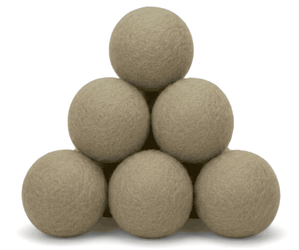 Natural Grey Wool Dryer Balls
